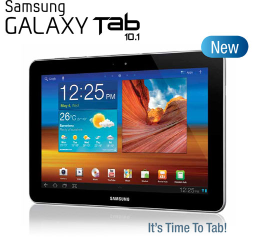 Win the Samsung GALAXY Tab is 10.1
