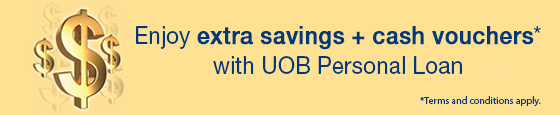 Get rewarded with UOB CashPlus Personal Loan